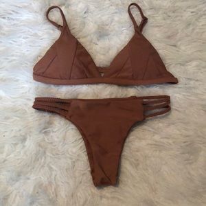 Coffee colored bikini